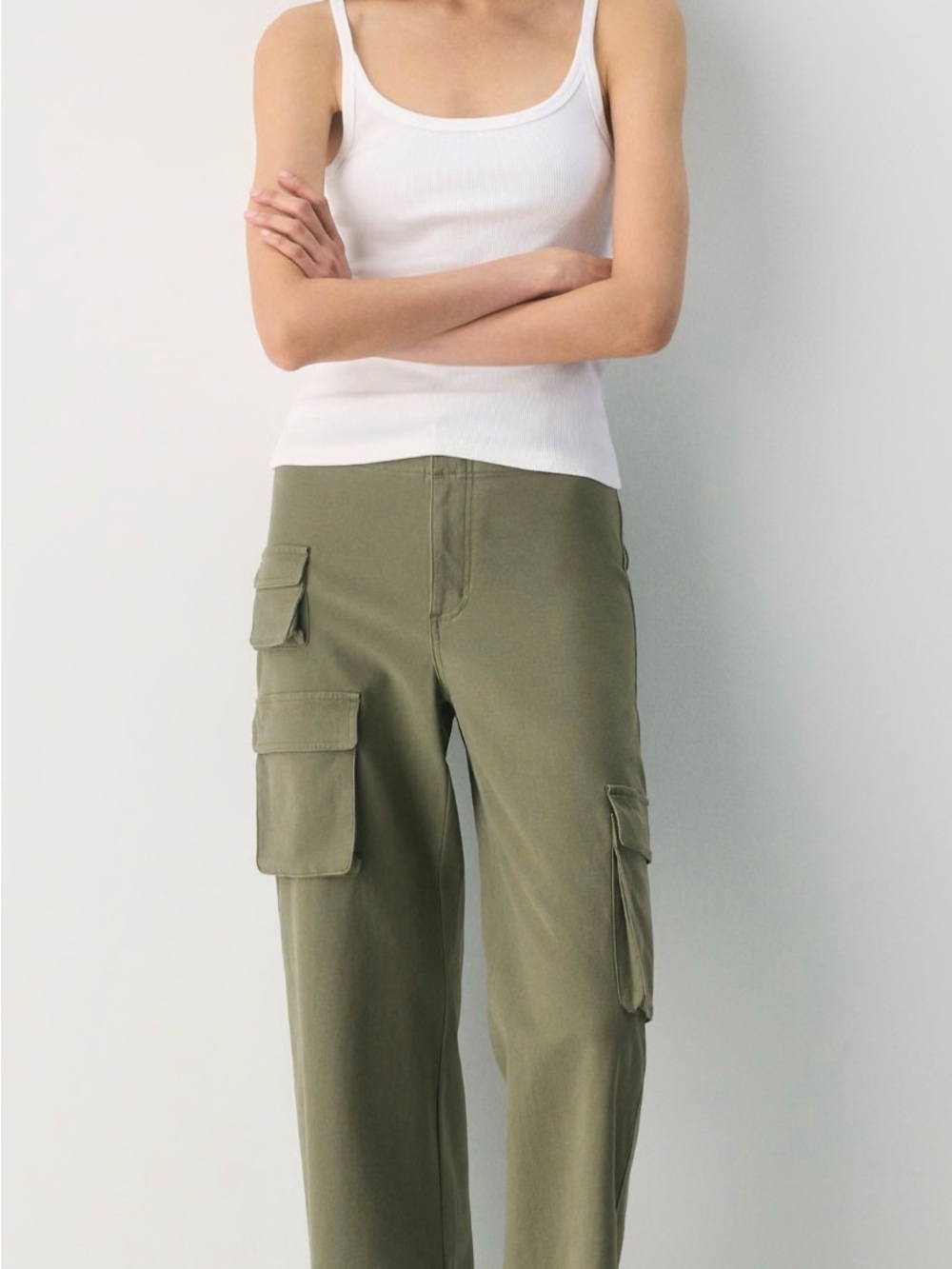 Wilfred Olive Cargo Trousers